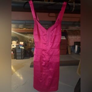 Allen B. By Allen Schwartz Fuchsia Mini Dress